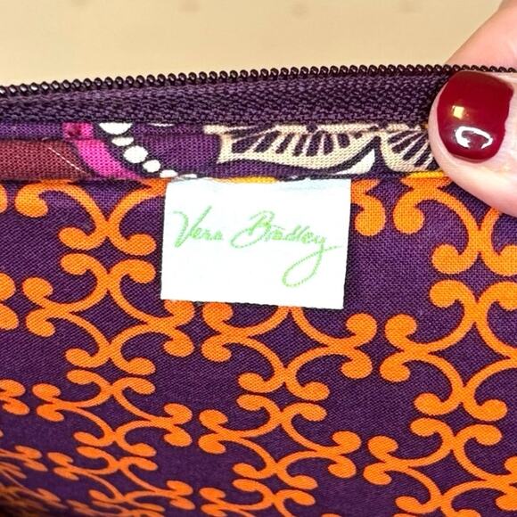 Vera Bradley Safari Sunset Tablet E-Reader Sleeve Purple Orange Retired 2011 - Picture 5 of 9